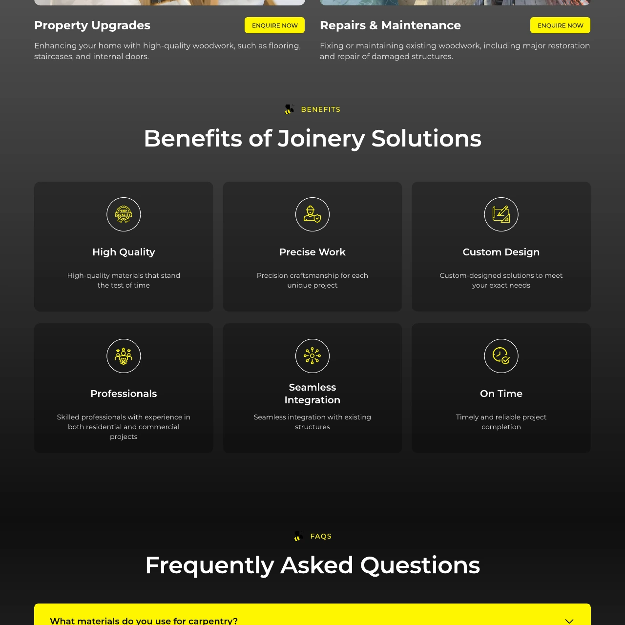 Bespoke Joinery & Carpentry — Part 3 of 5