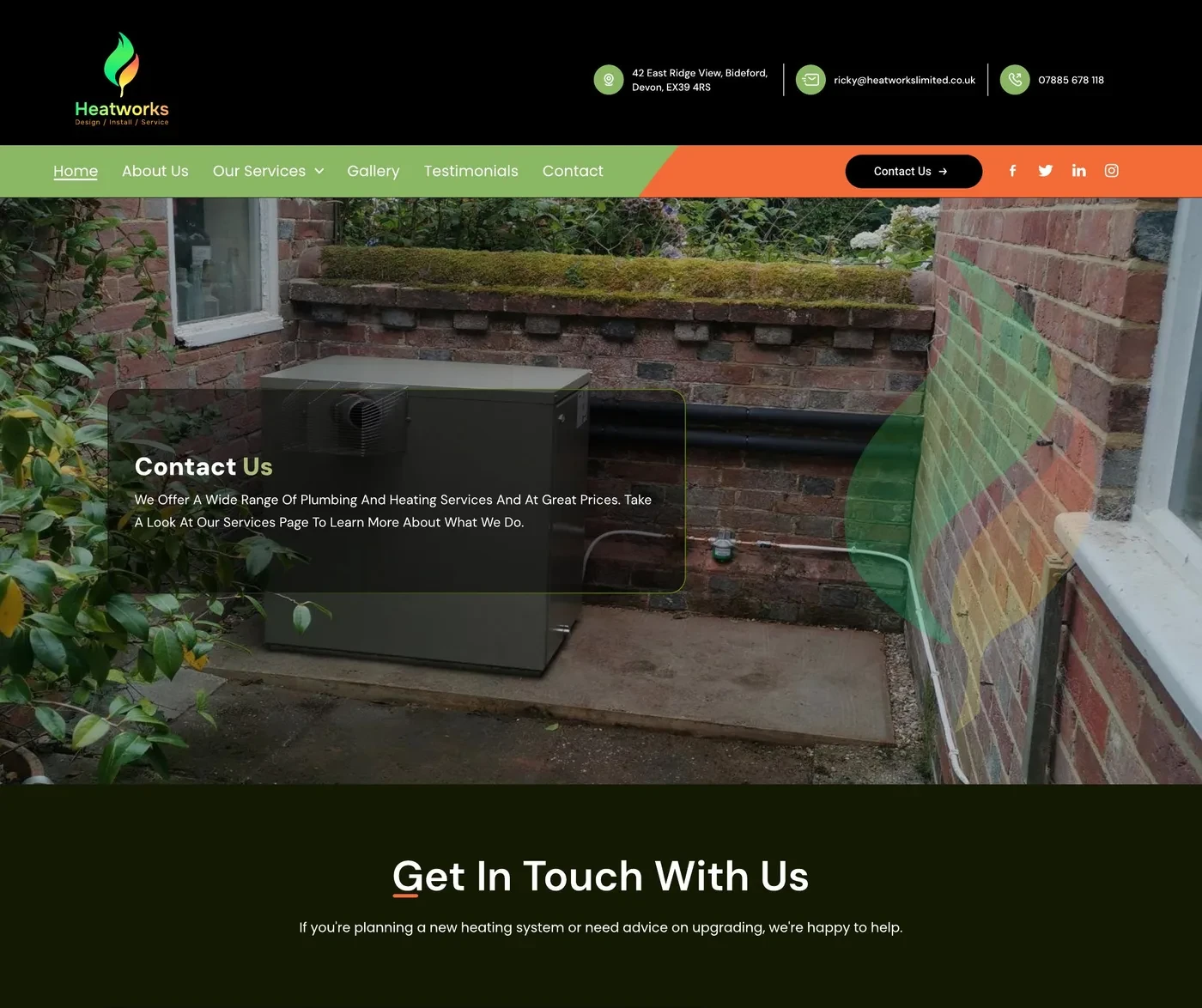 Contact Us — Part 1 of 3