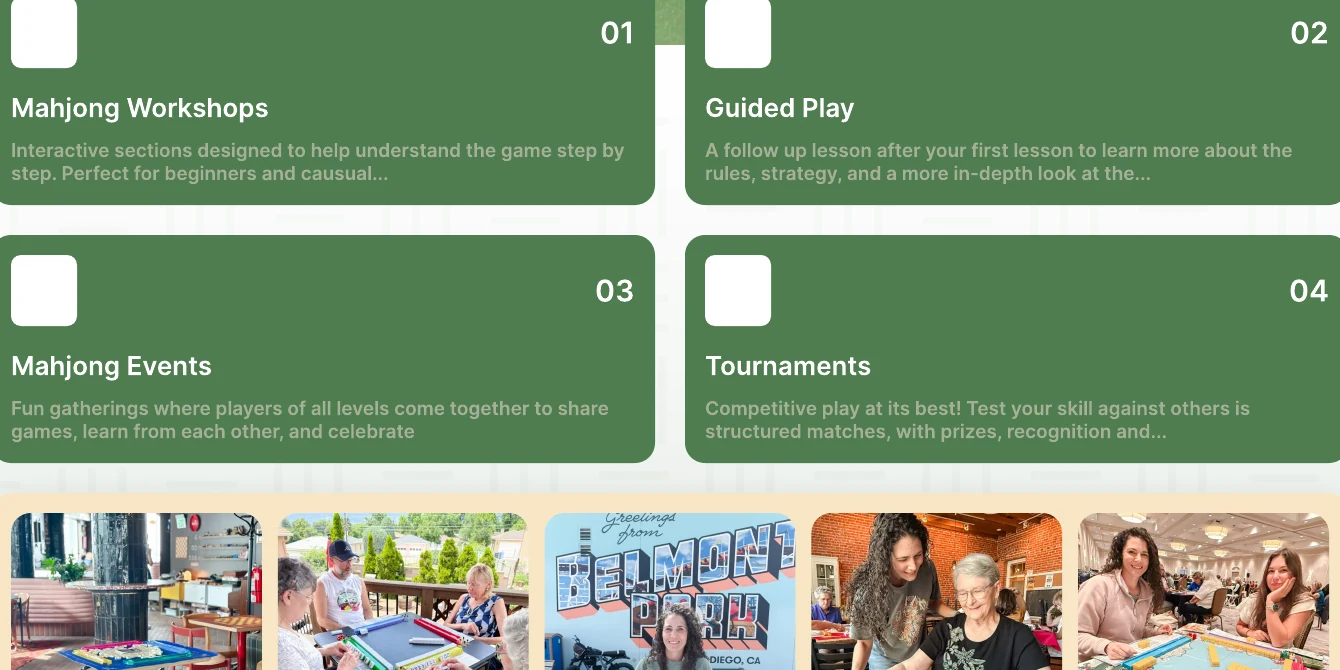 Mahjong lessons page
